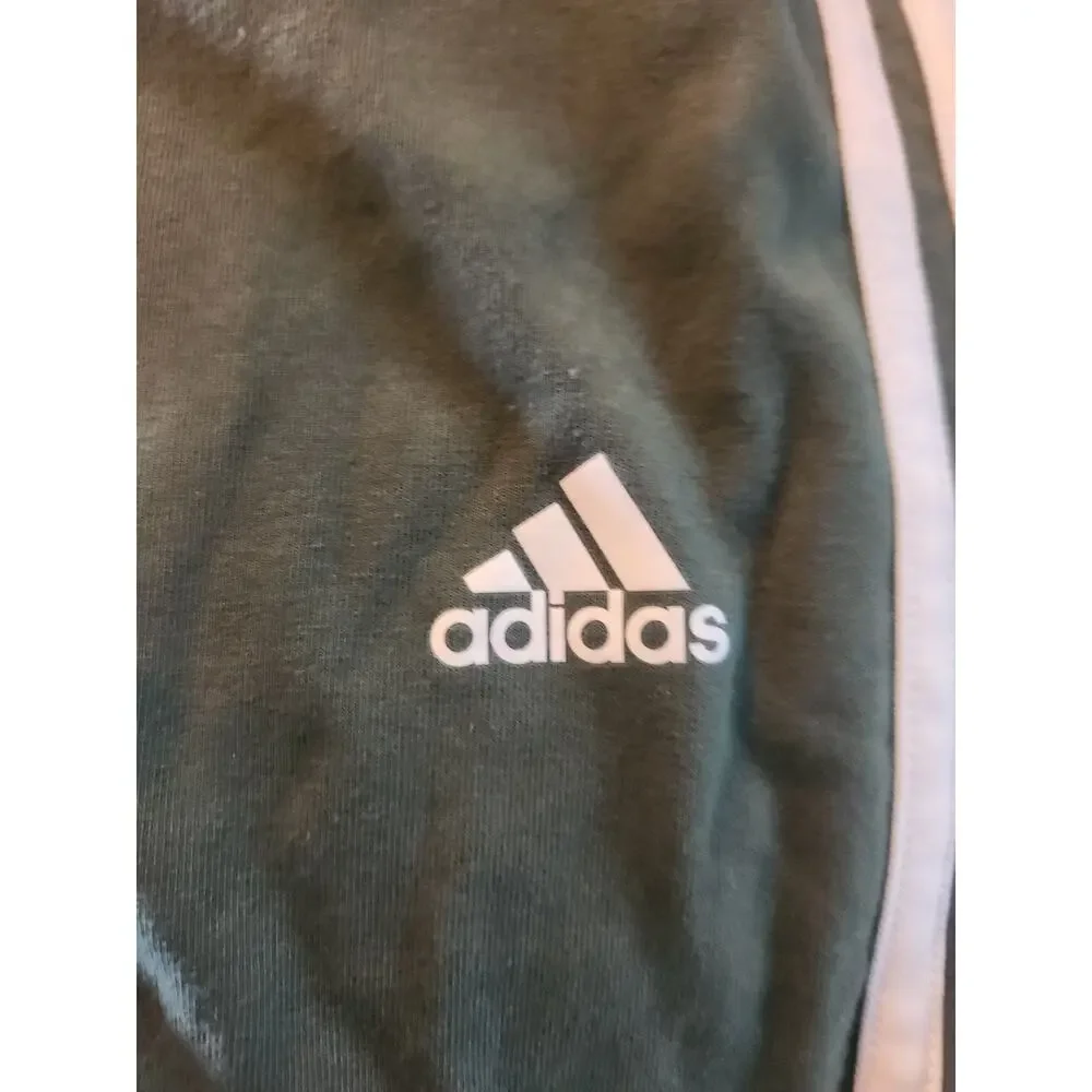 Adidas Athletic Shorts Olive Green Size L